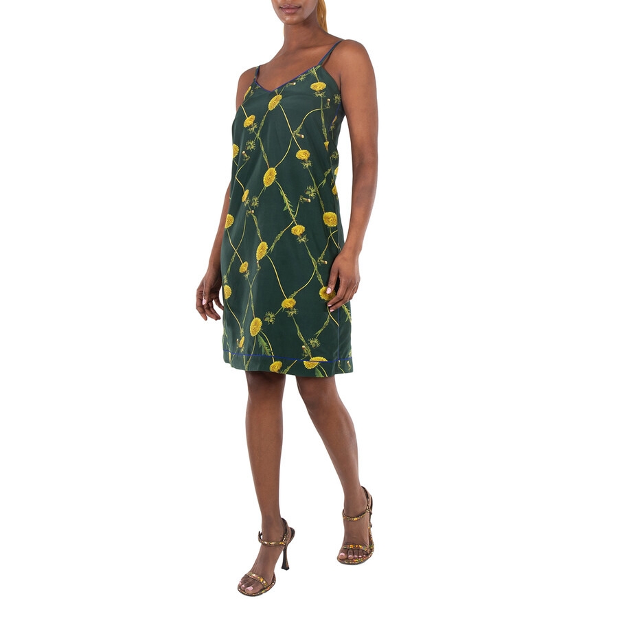 Burberry Dandelion Print Silk Dress - 5