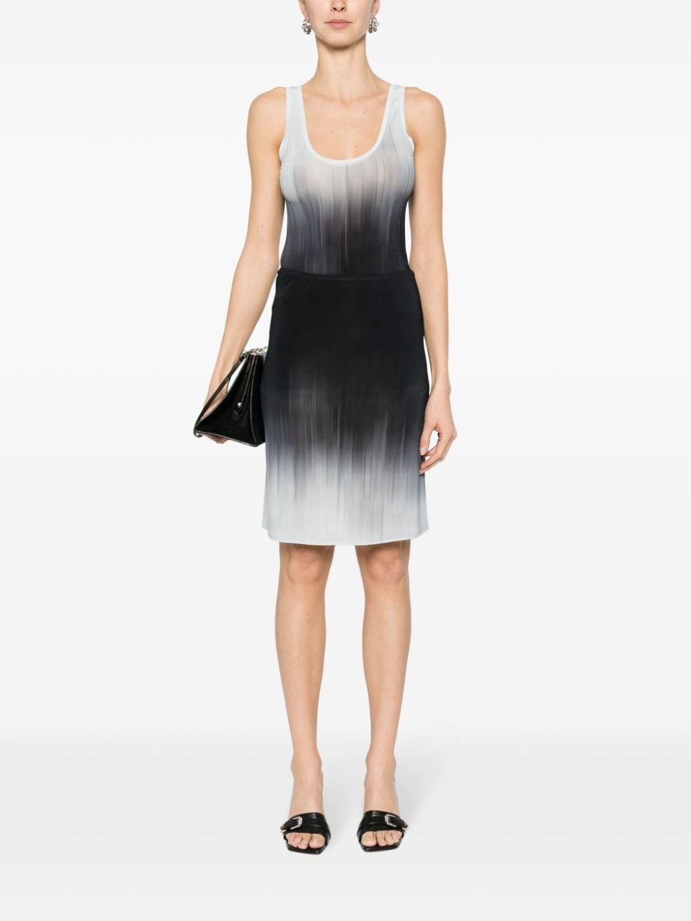 ombrÃ©-effect sleeveless dress - 2