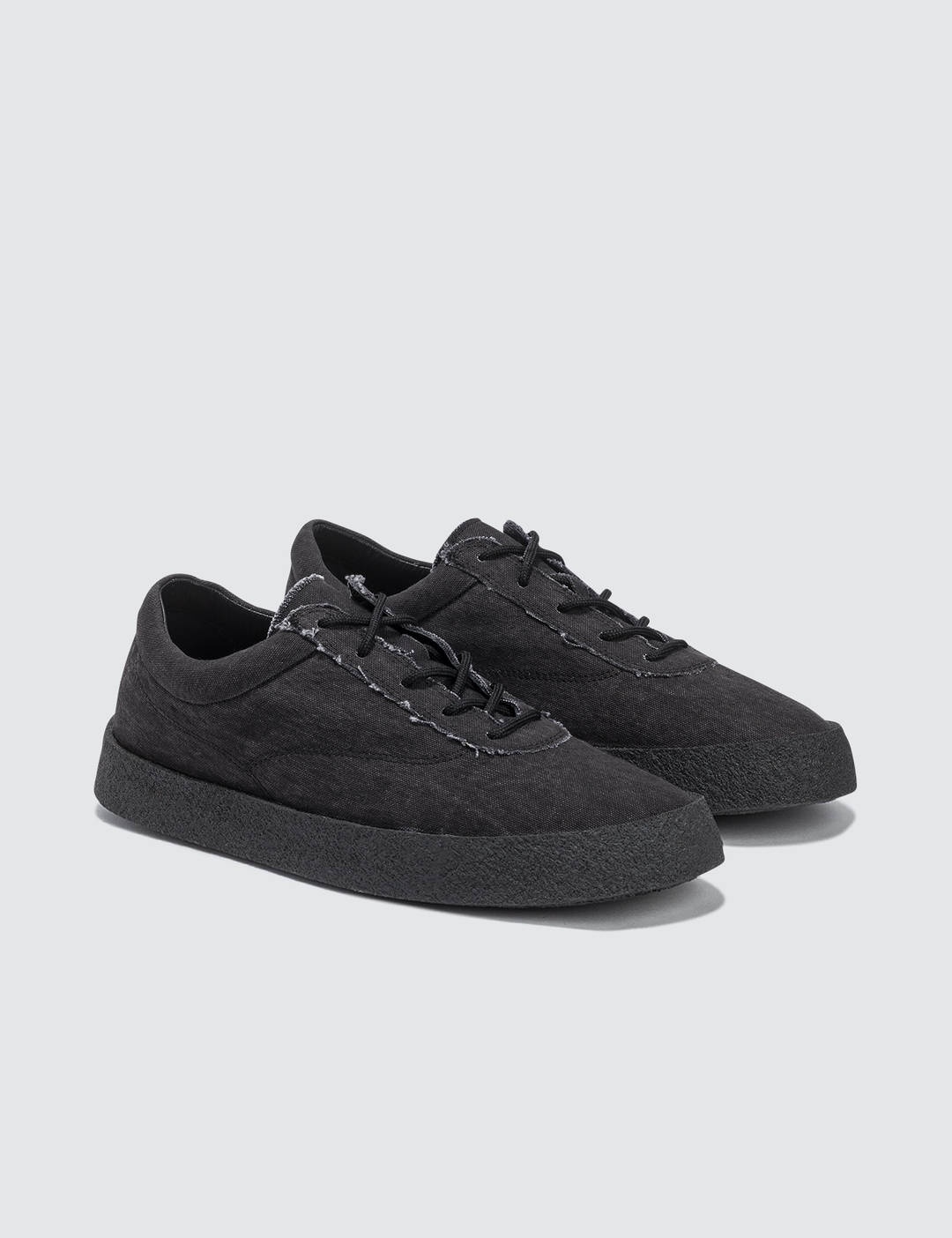 Women's Crepe Sneaker In Washed Canvas - 4