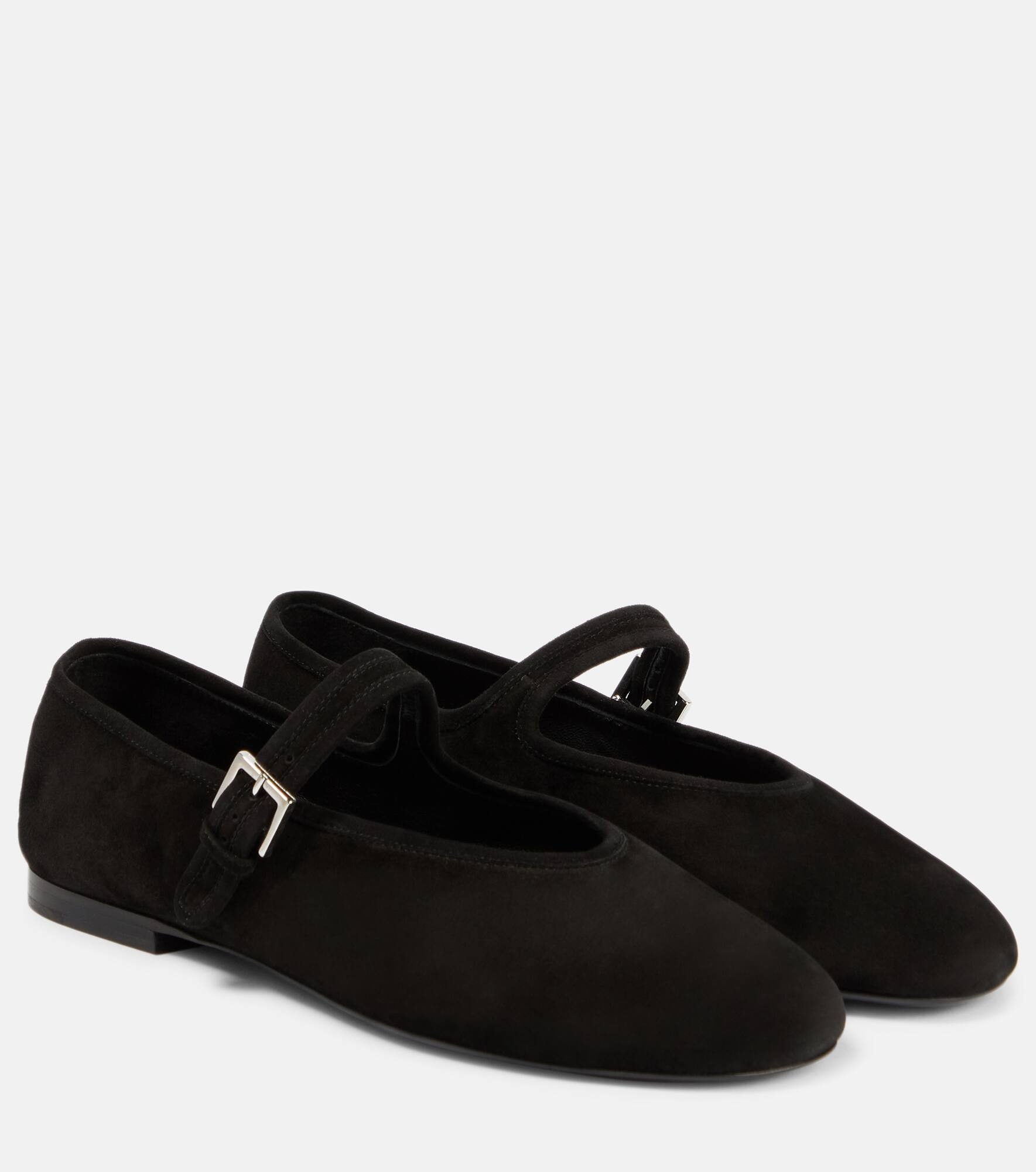 Suede ballet flats - 1