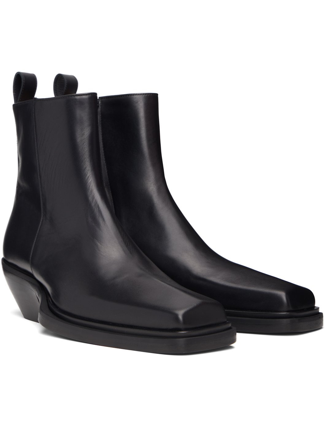 Black Ankle Boots - 4