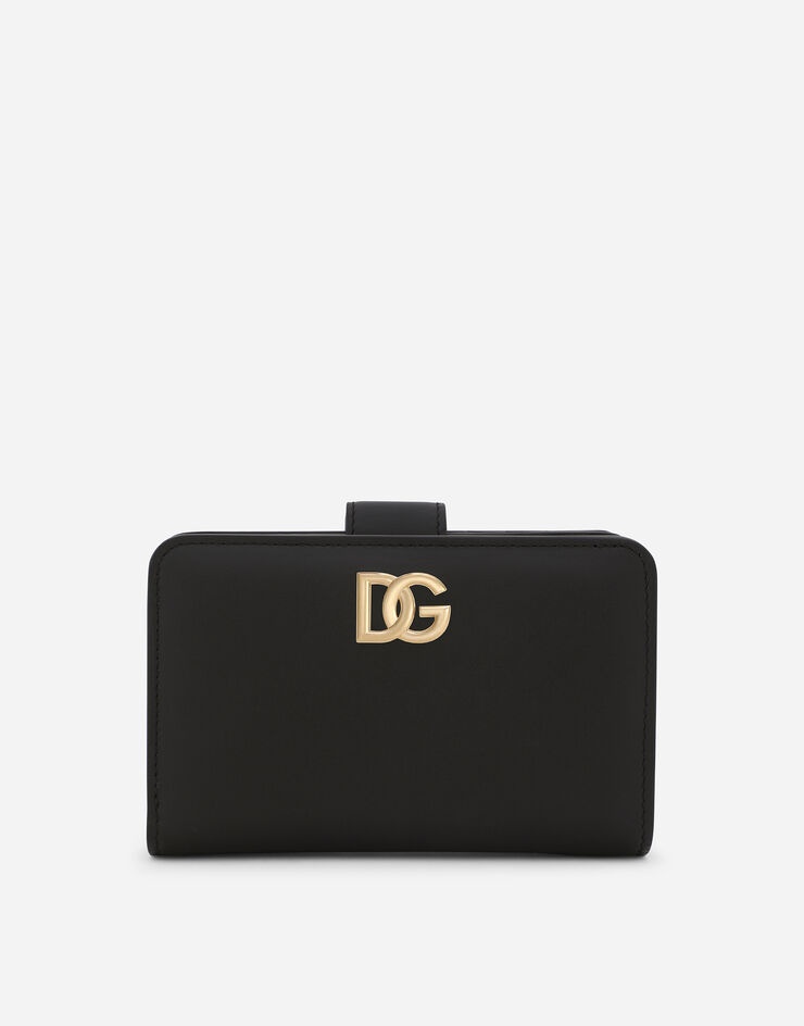 Calfskin wallet with DG logo - 1