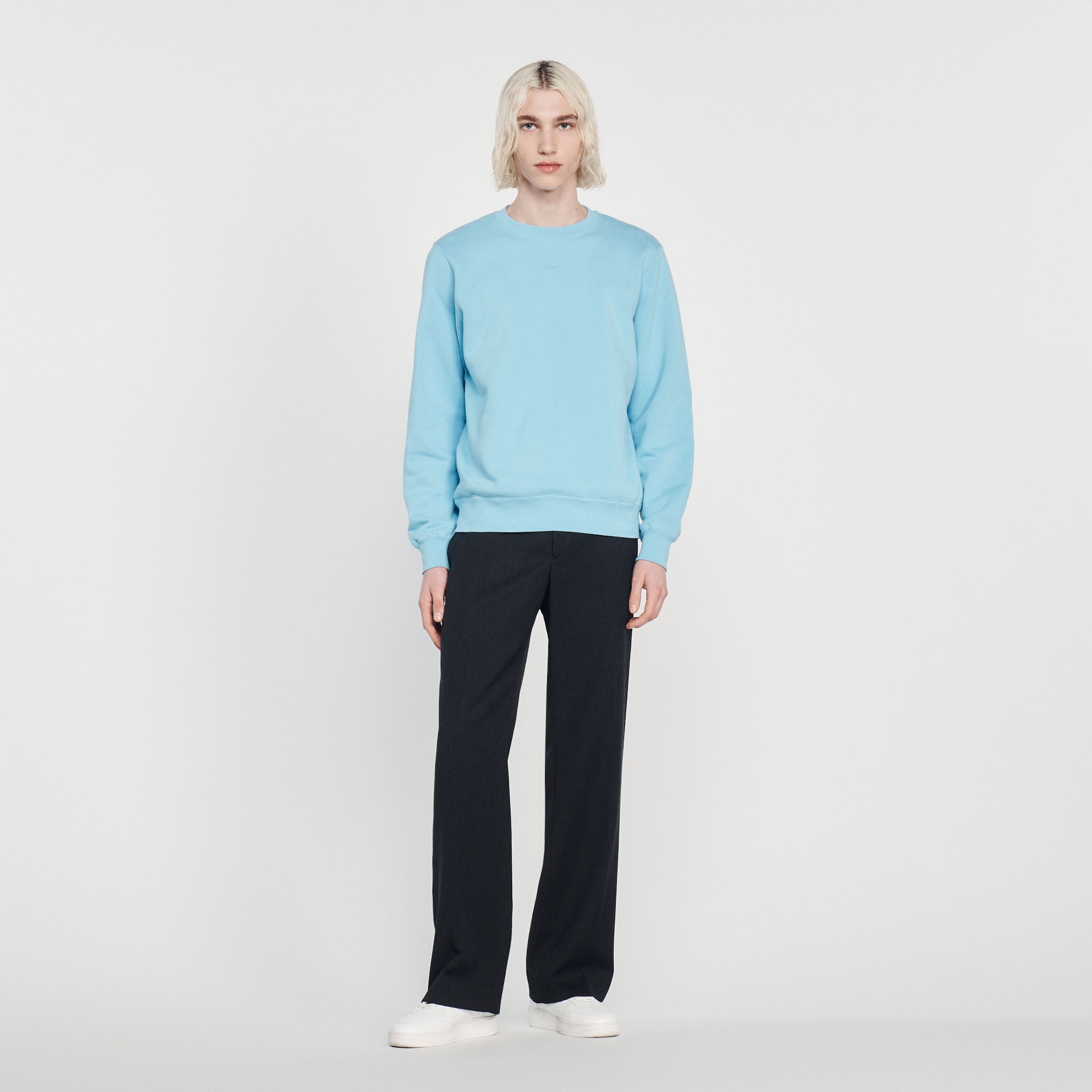 Embroidered fleece sweatshirt - 3