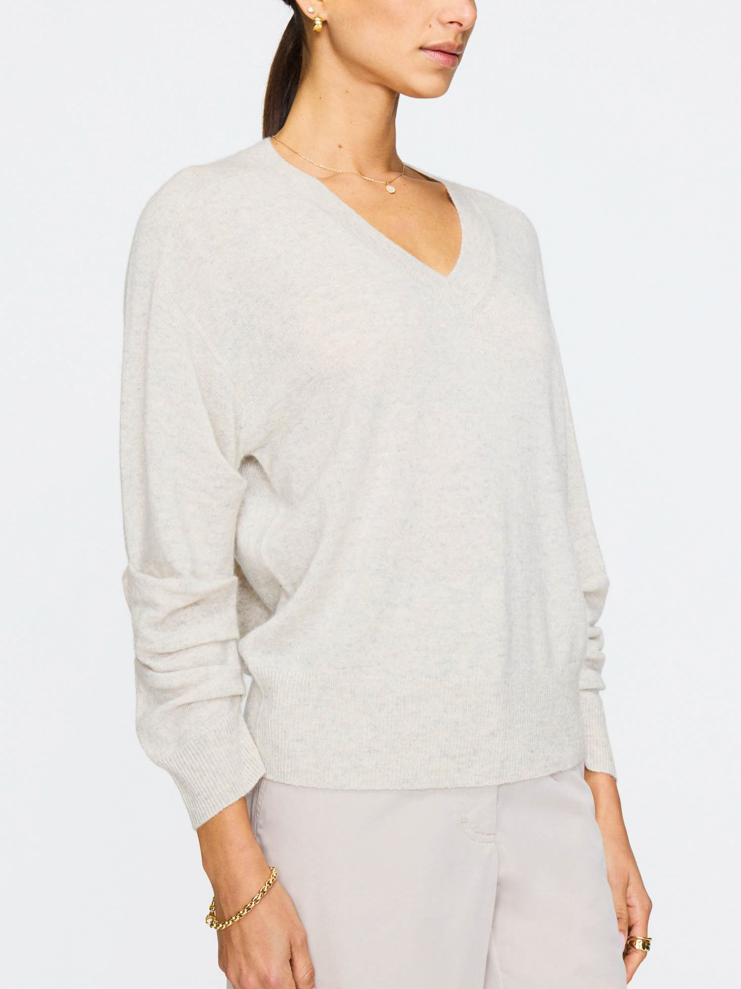 The Ennes Ruched Sweater - 3