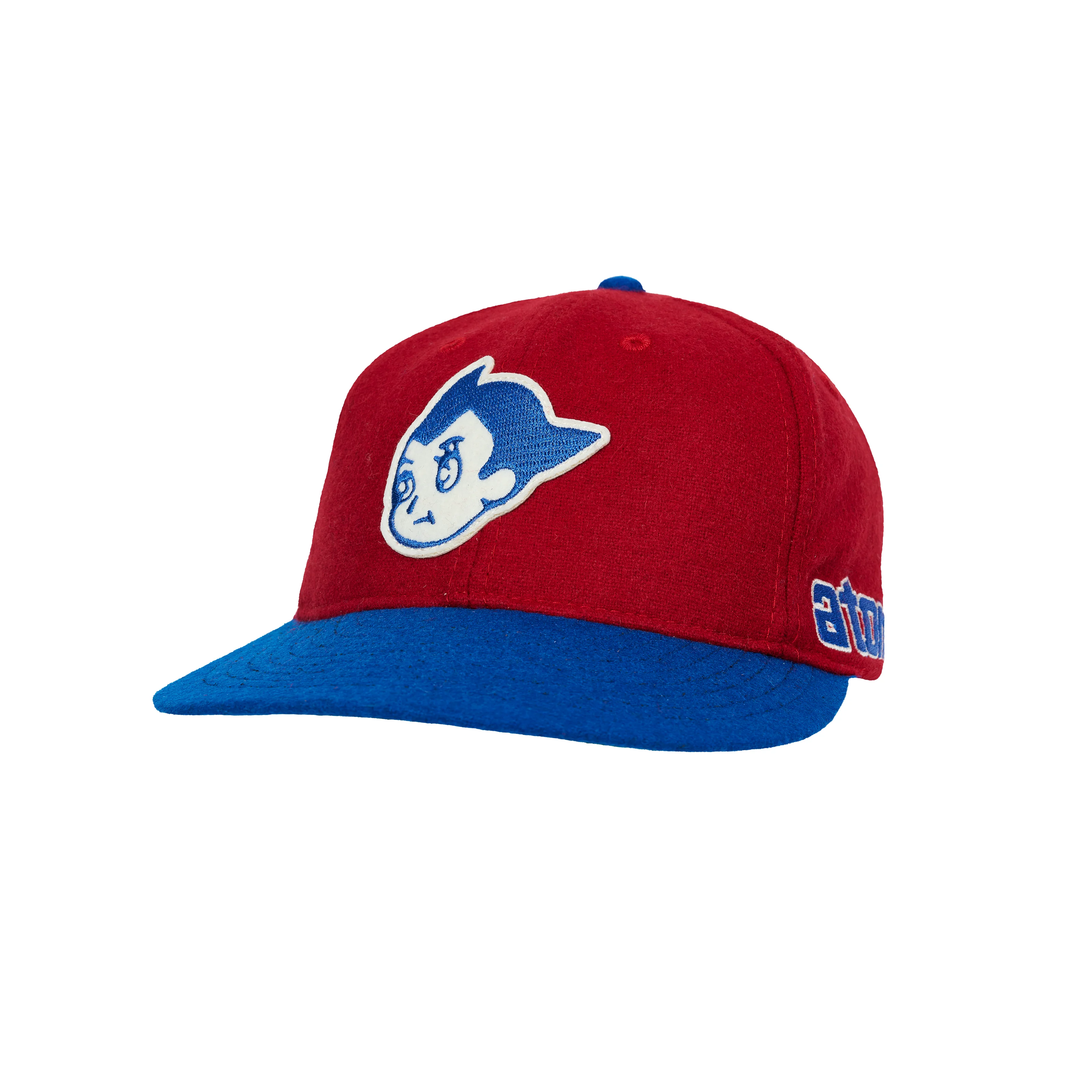 PALACE SANKEI ATOMS AUTHENTIC WOOL BALLCAP RED - 1