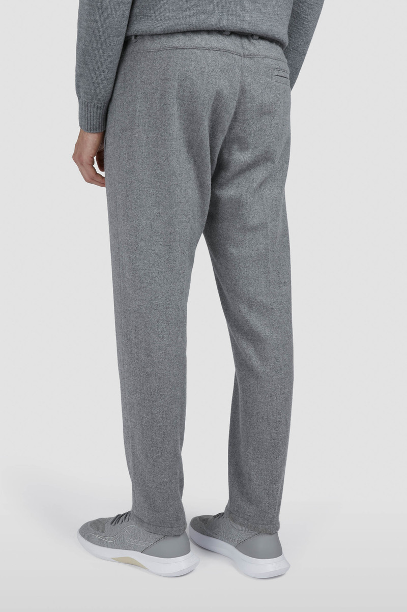 WOOL CASHMERE CHINO TROUSERS WITH COULISSE 3