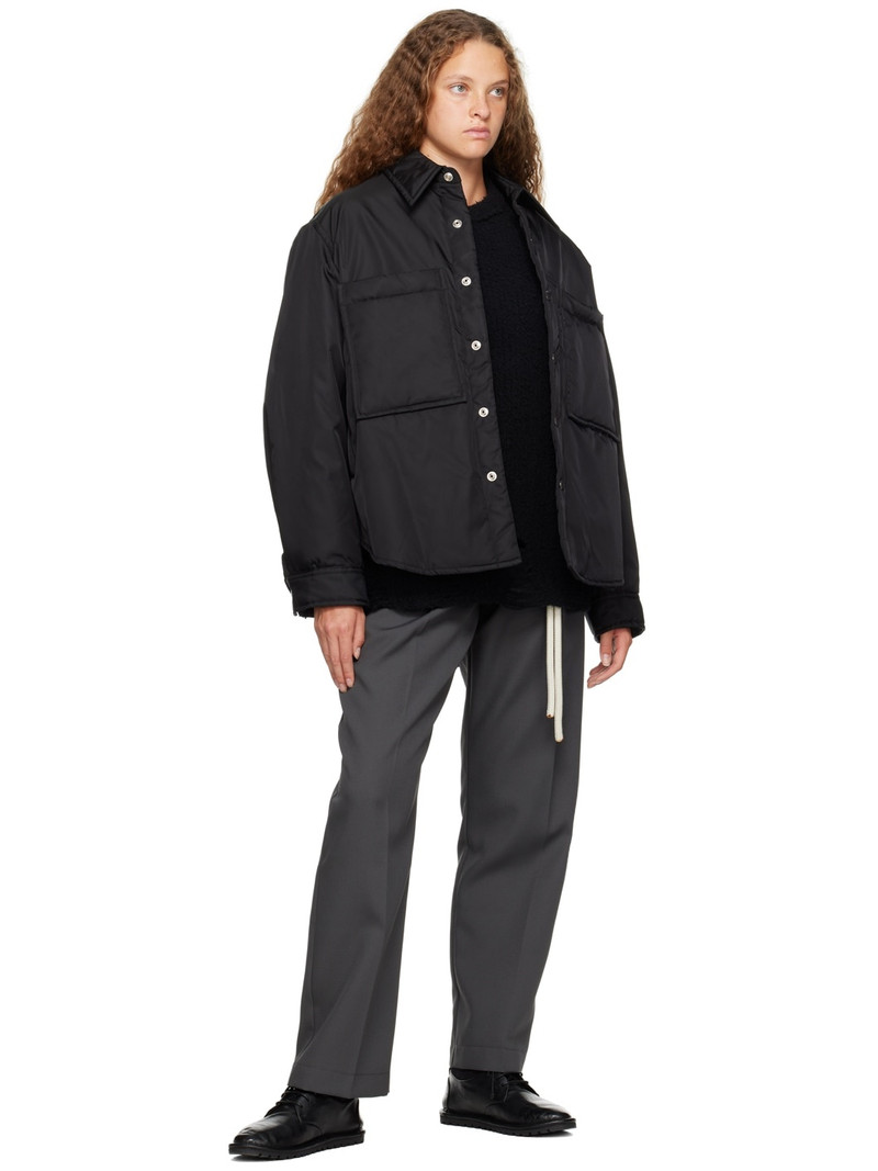 Song for the Mute Black Cocoon Jacket outlook