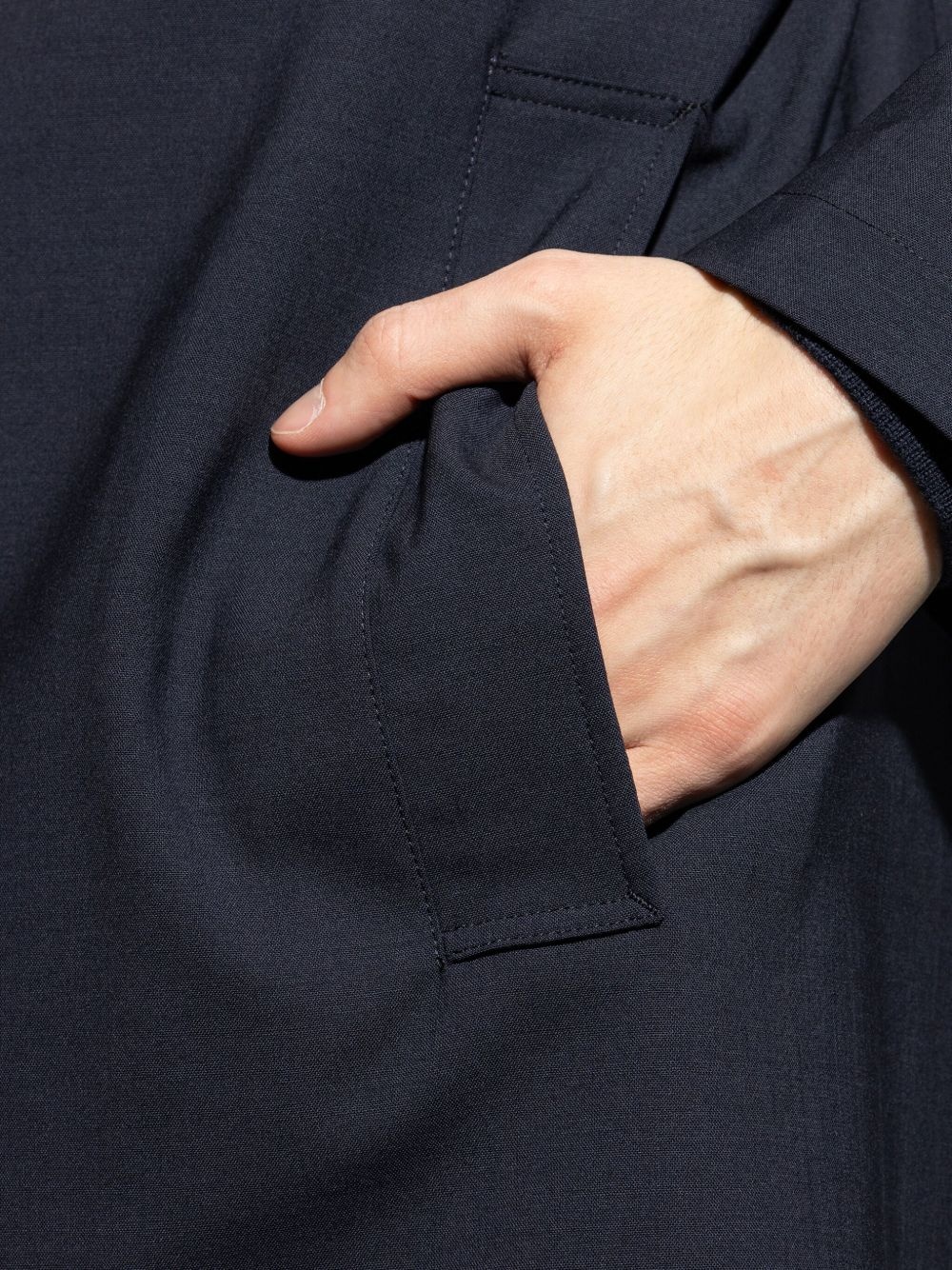 single-breasted overcoat - 5