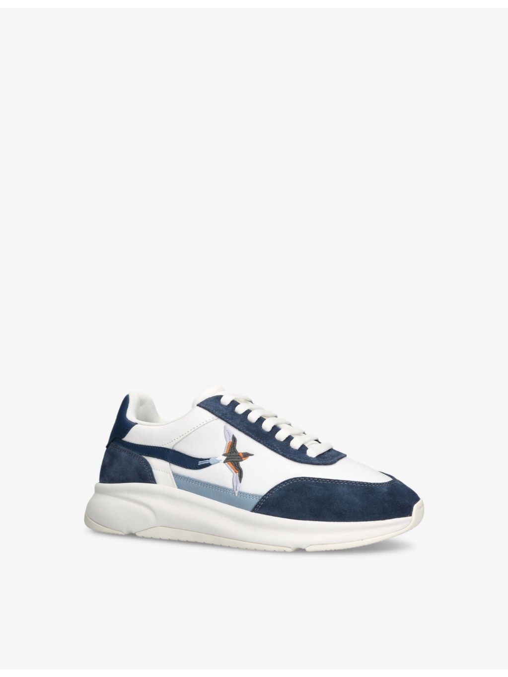Genesis Neo Bird Suede And Leather Low-Top Runner Trainers - 3
