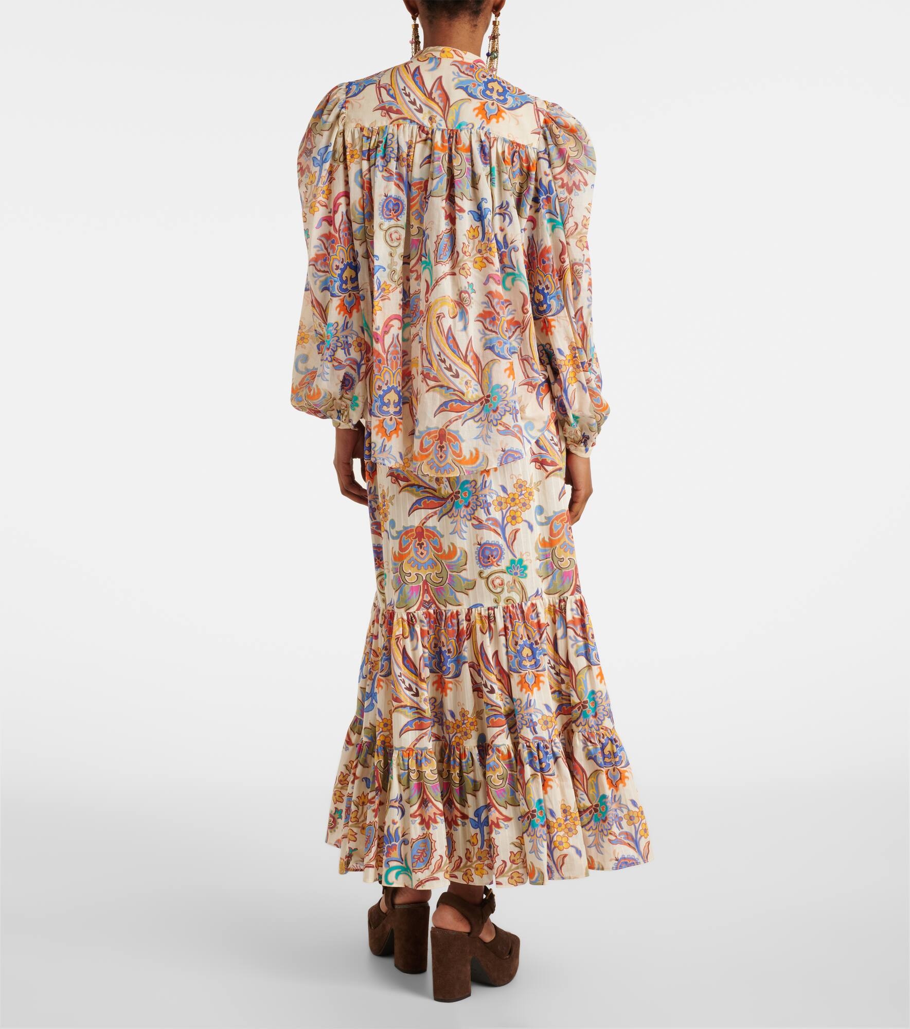 Paisley cotton blouse - 3