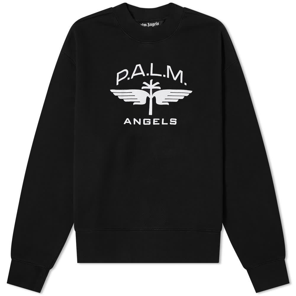 Palm Angels Military Wings Logo Crew Sweat - 1