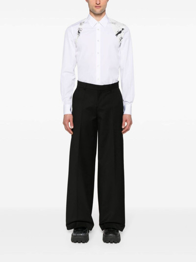 Alexander McQueen Fold Harness cotton shirt outlook