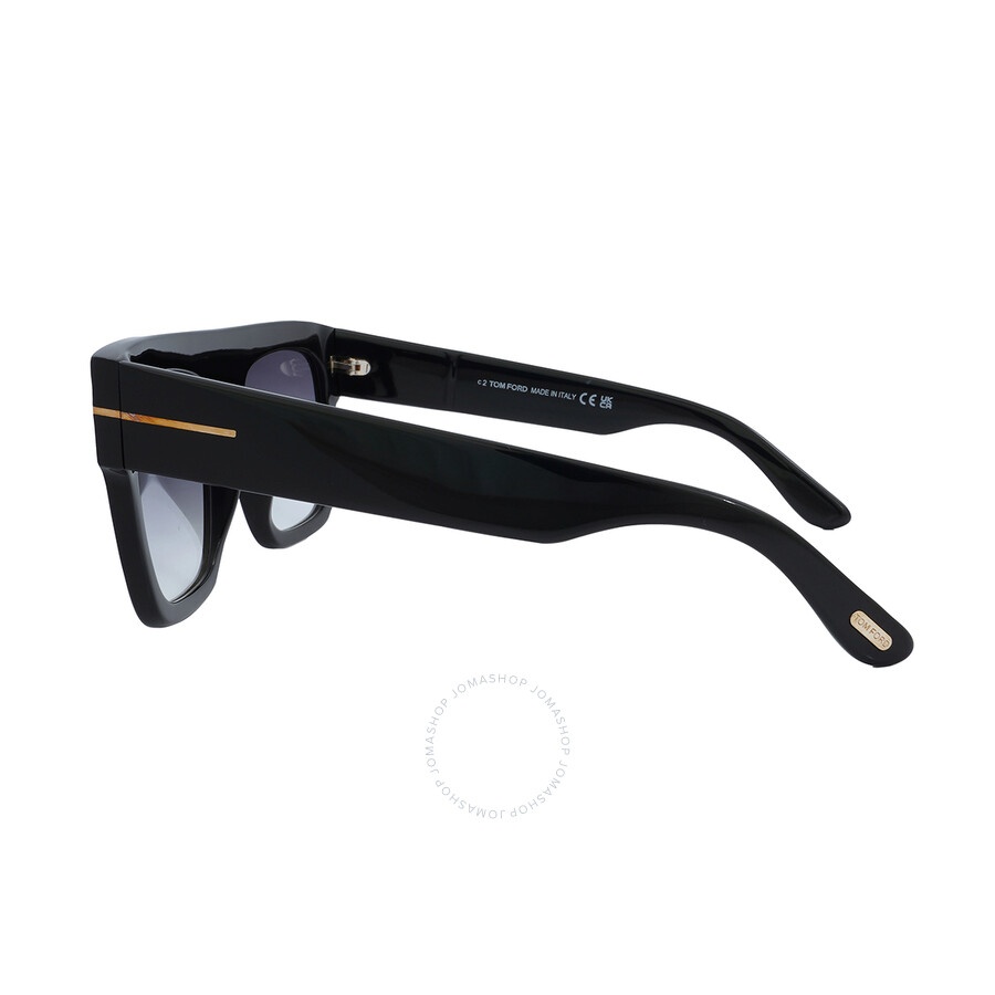 Tom Ford Renee Smoke Gradient Browline Ladies Sunglasses FT0847 01B 52 - 4