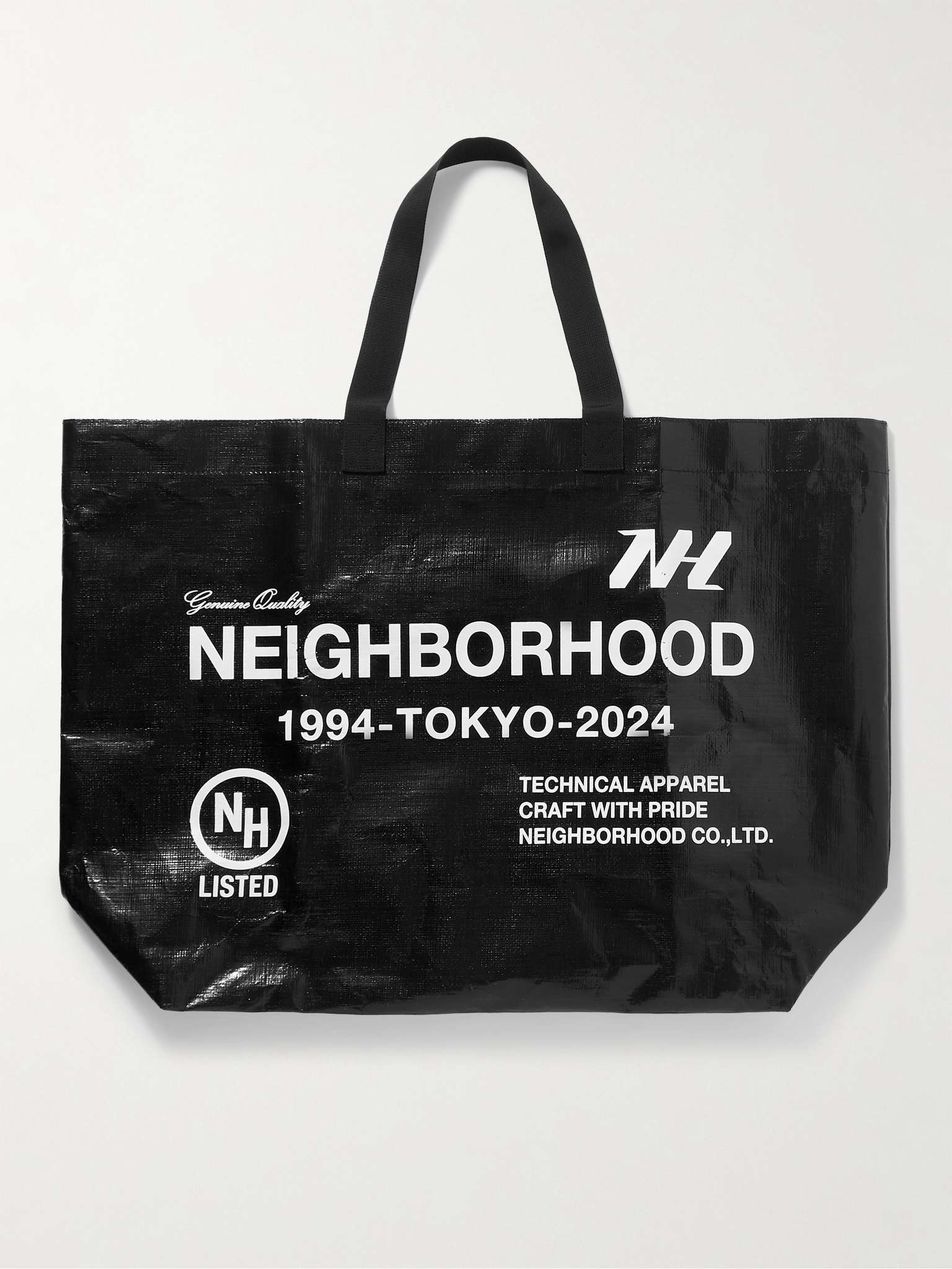 Logo-Print Coated-Canvas Tote - 1