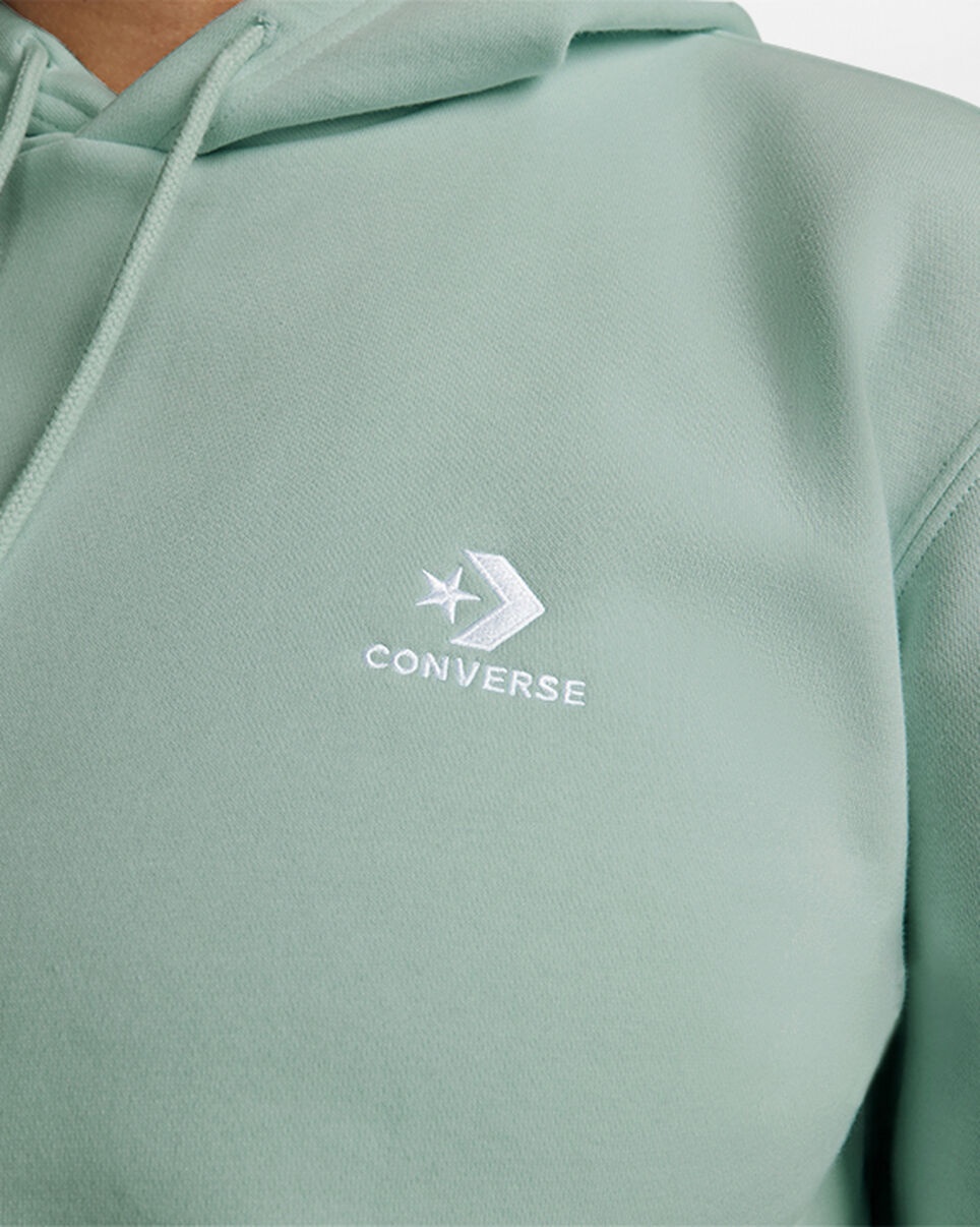 Converse Go-To Embroidered Star Chevron Standard-Fit Fleece Hoodie - 2