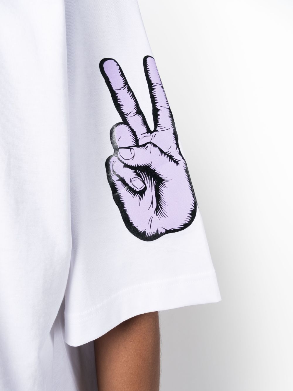 Peace oversized T-shirt - 5