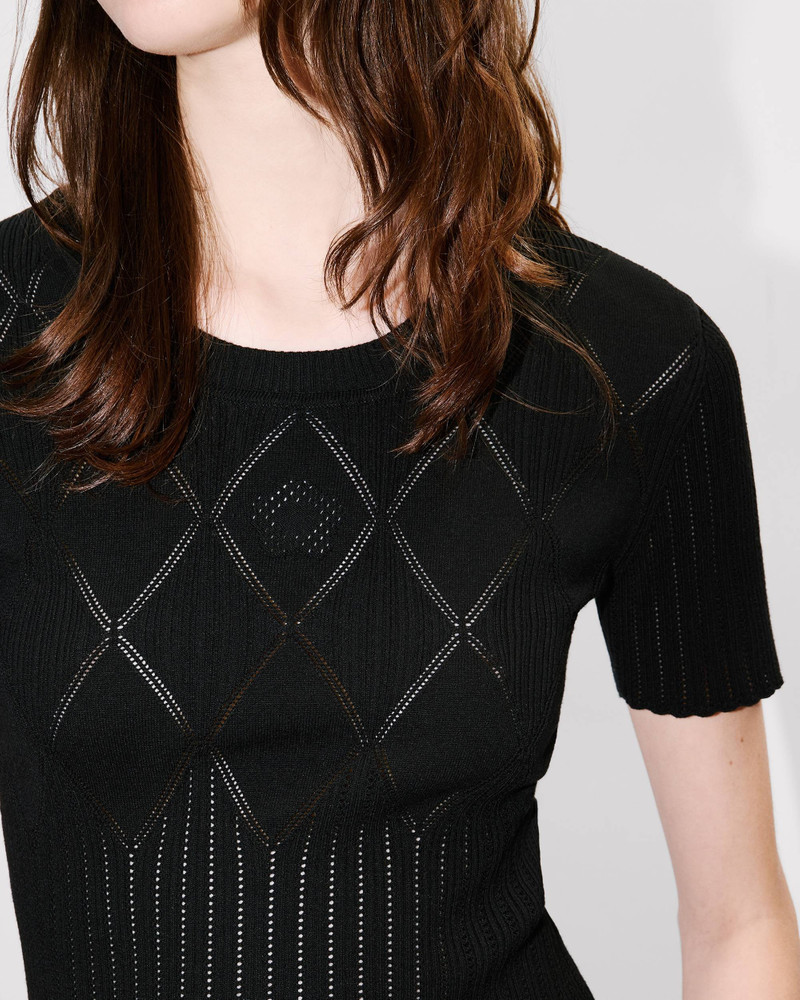 Short sleeve knit top 6