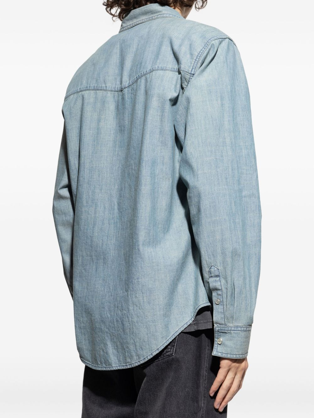 double-pocket cotton shirt - 4