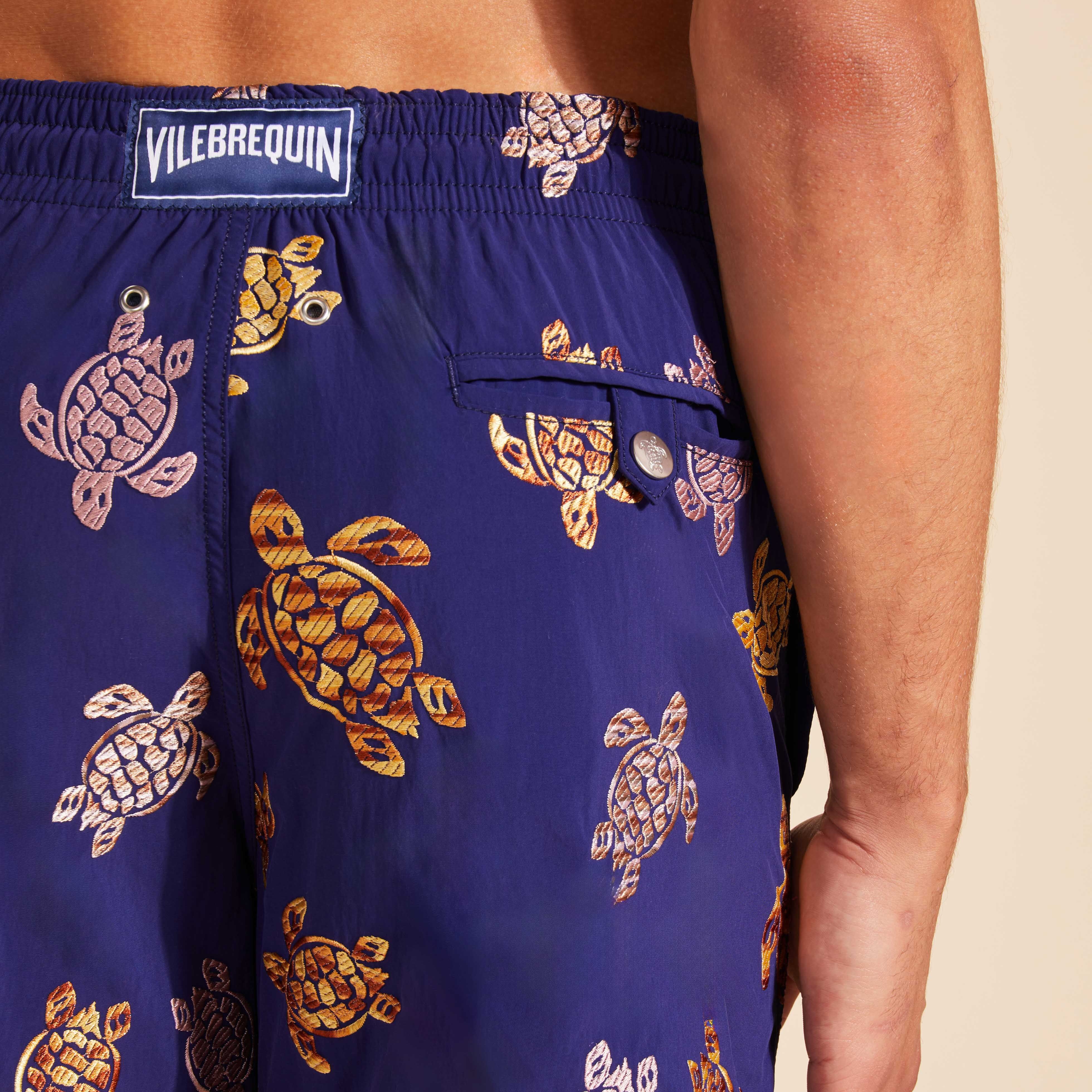 Men Swim Shorts Embroidered Tortue Multicolore - Limited Edition - 6