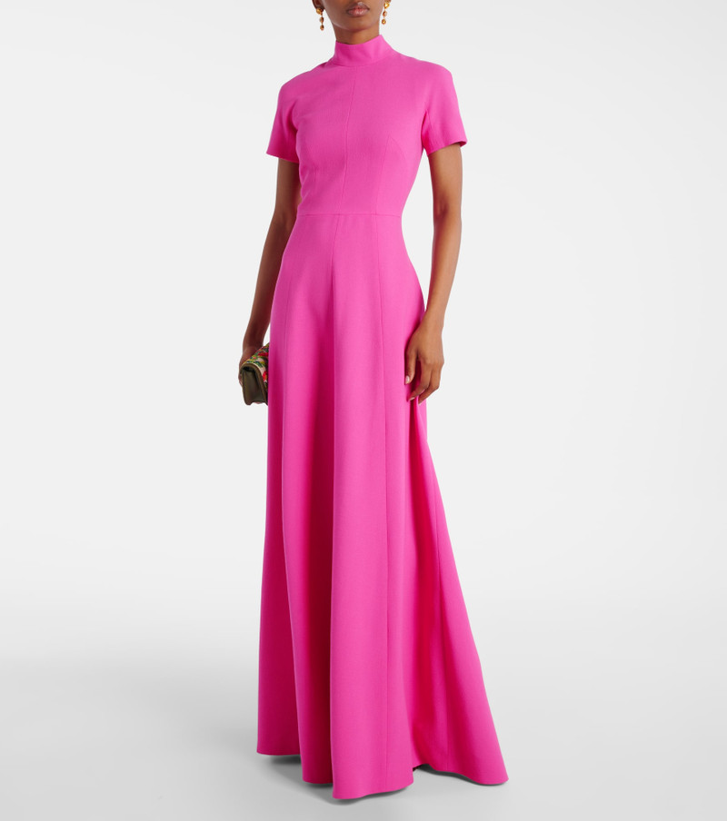 EMILIA WICKSTEAD Malinda wool crêpe gown outlook