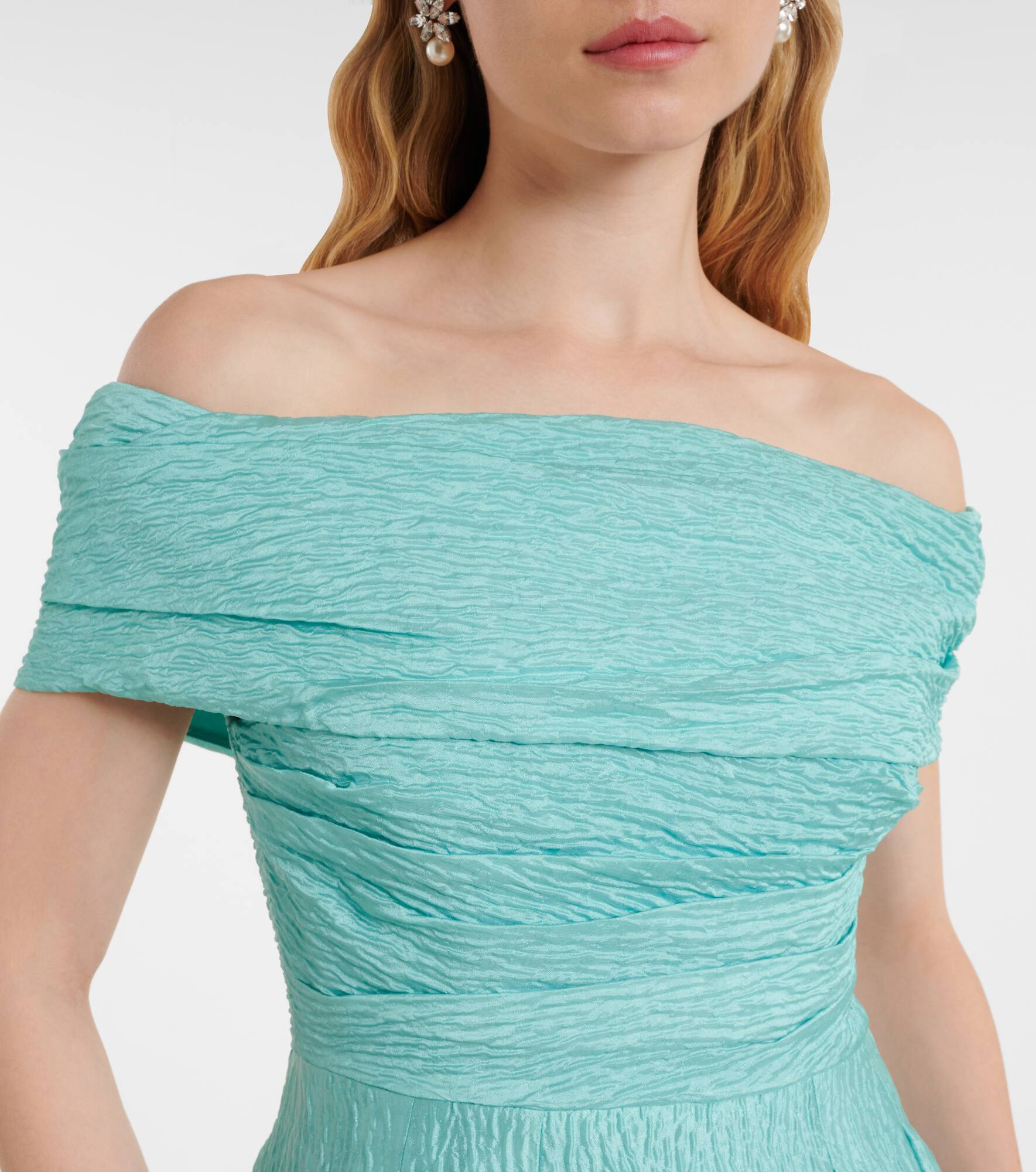 Adalyn off-shoulder midi dress - 4
