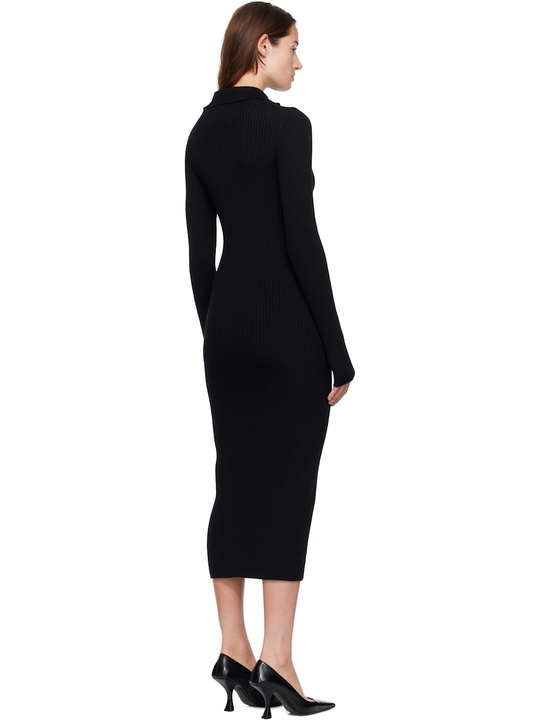 Moncler x EE72 Black Abito Maxi Dress - 3