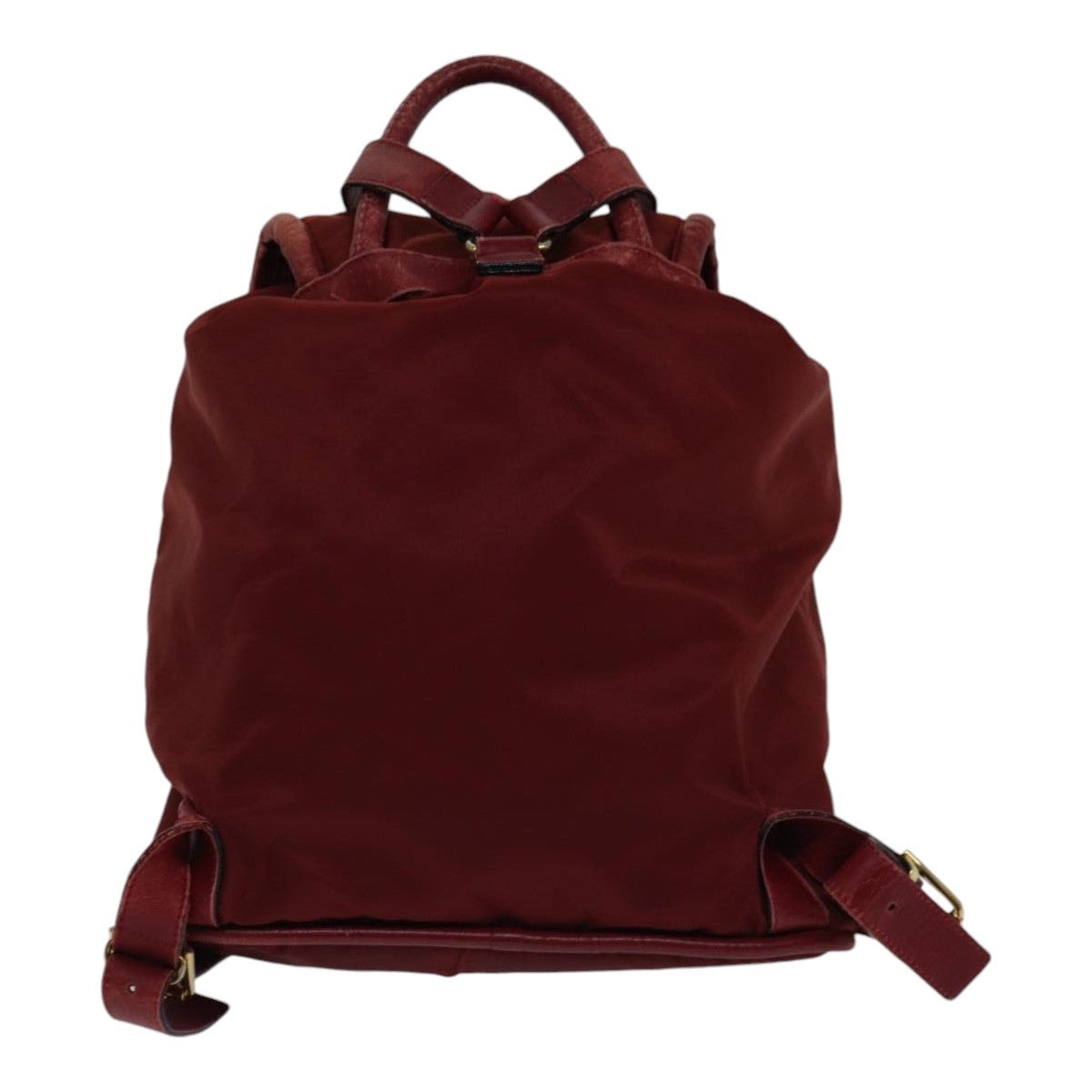 CELINE Backpack Nylon Red Gold - 3