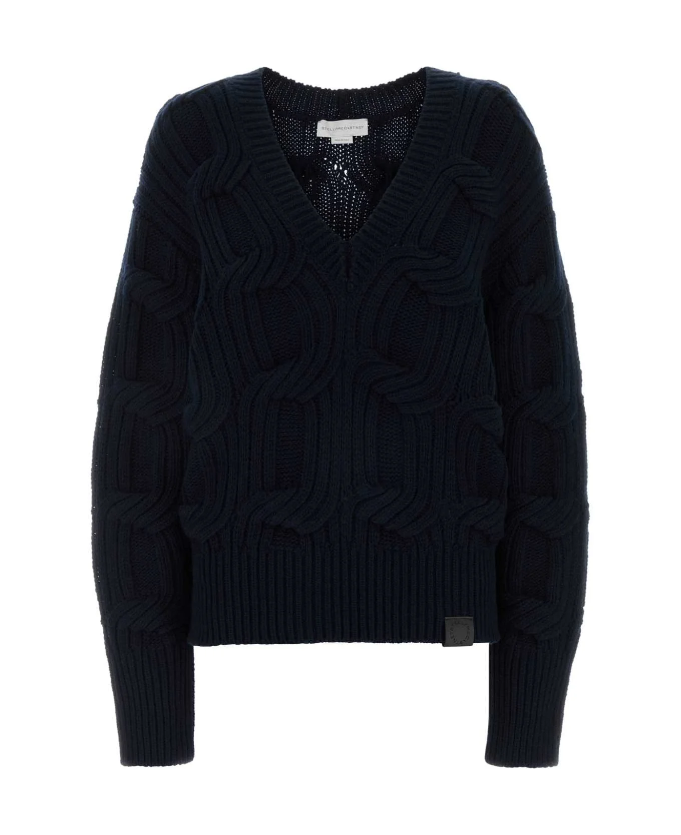 Midnight Blue Wool Sweater - 1