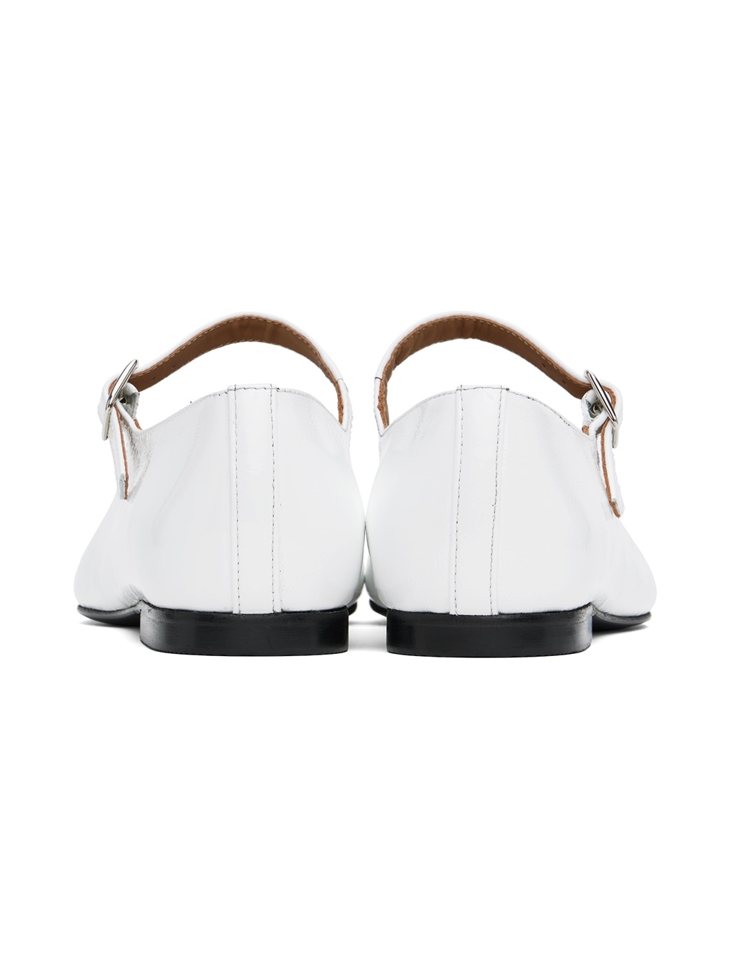 White Katie Holmes Edition Katie Ballerina Flats - 2