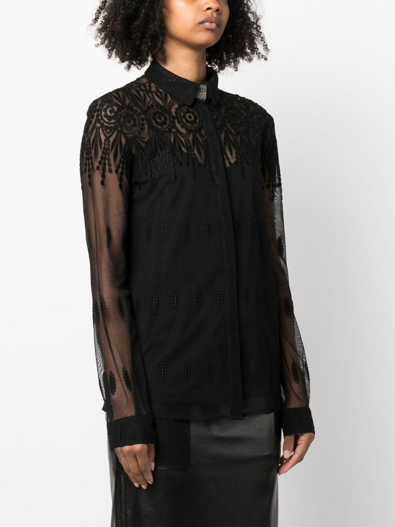 lace-detail semi-sheer top 3