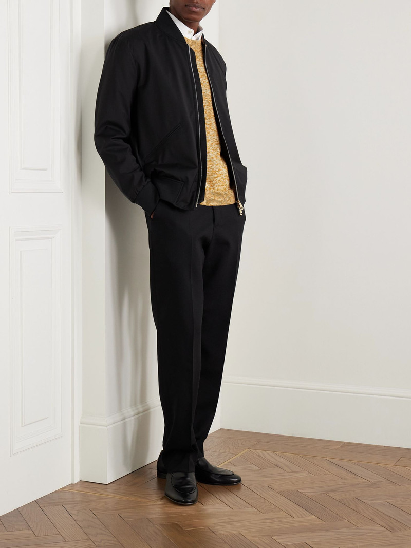 Paul Smith Slim-Fit Straight-Leg Wool Trousers Black outlook