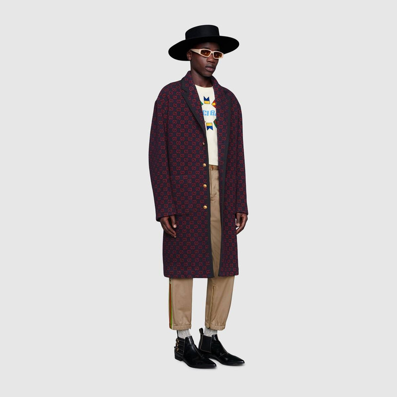 GUCCI GG wool coat outlook