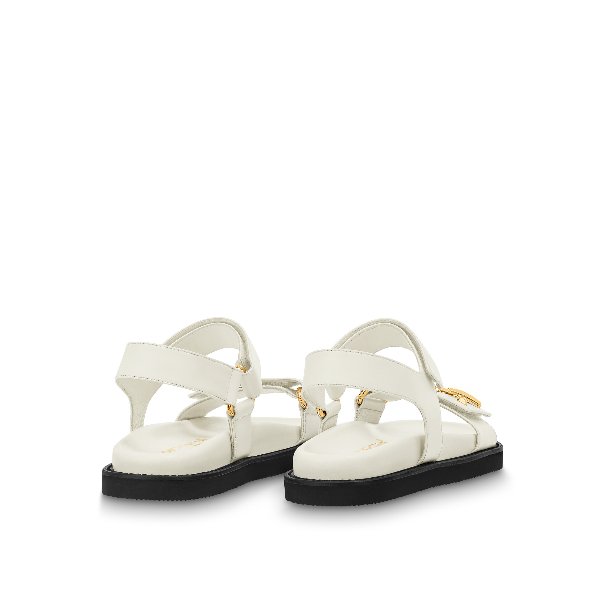 lv two strap sandals