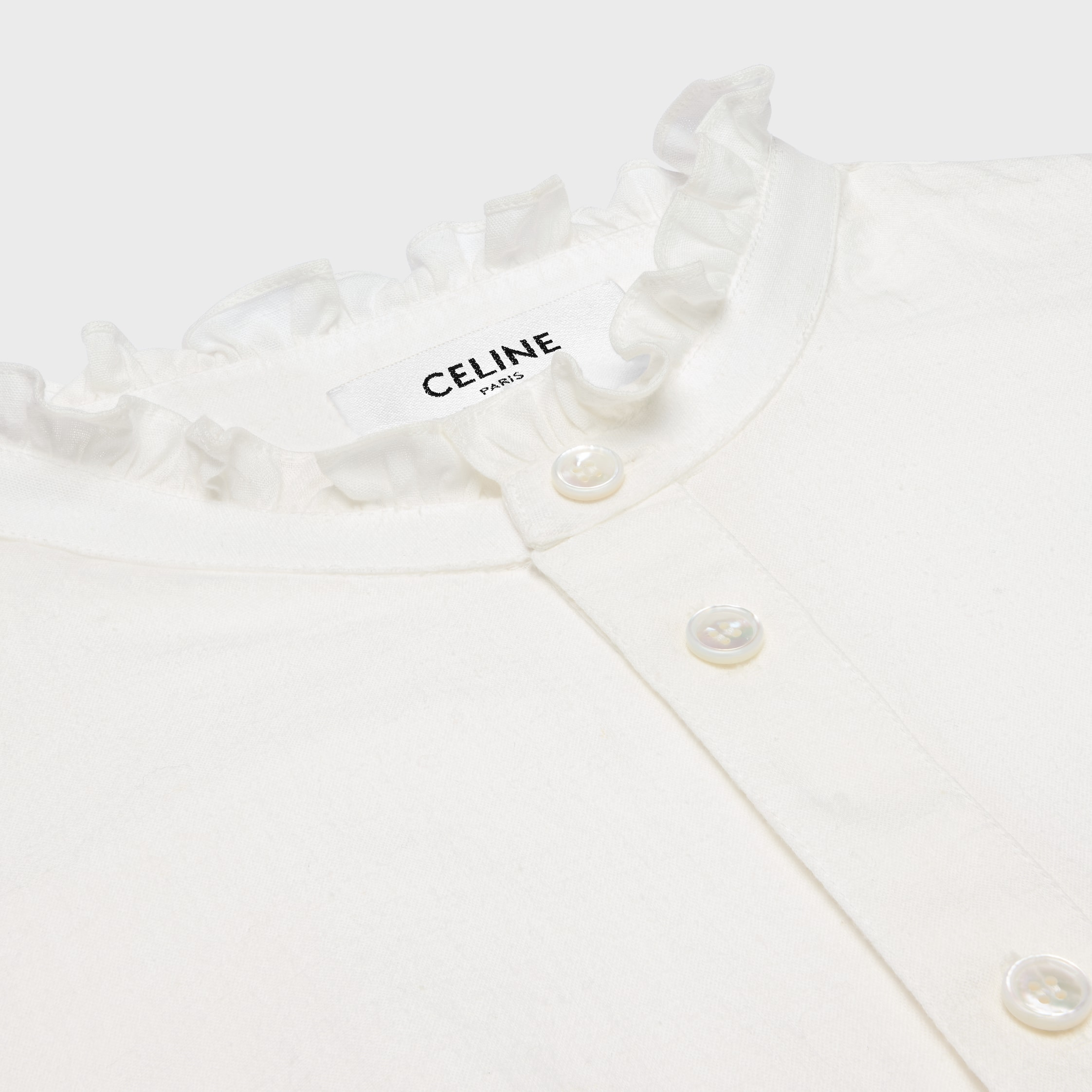 embroidered shirt IN linen cotton cloth - 3