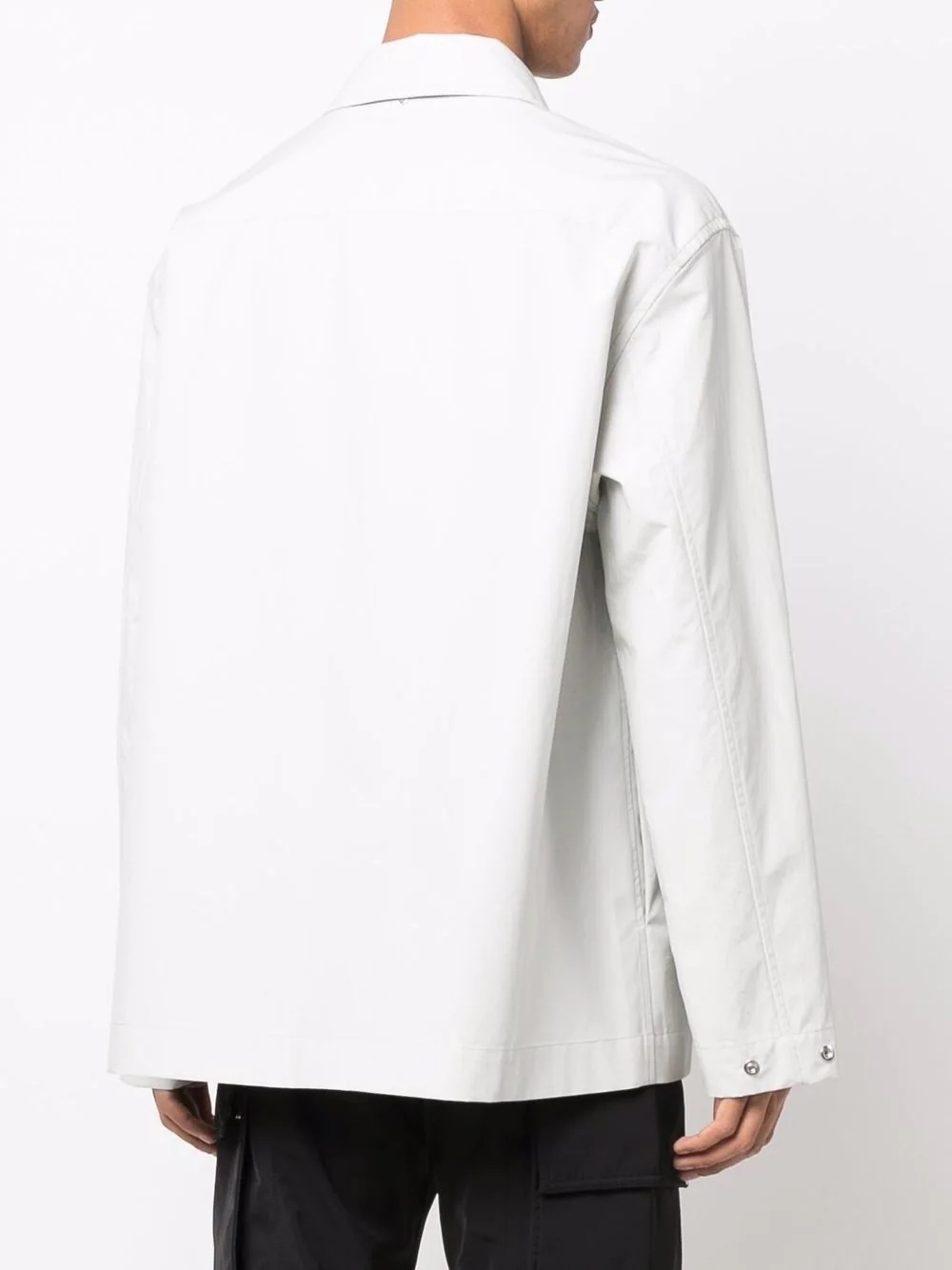 chest-pocket shirt jacket - 4