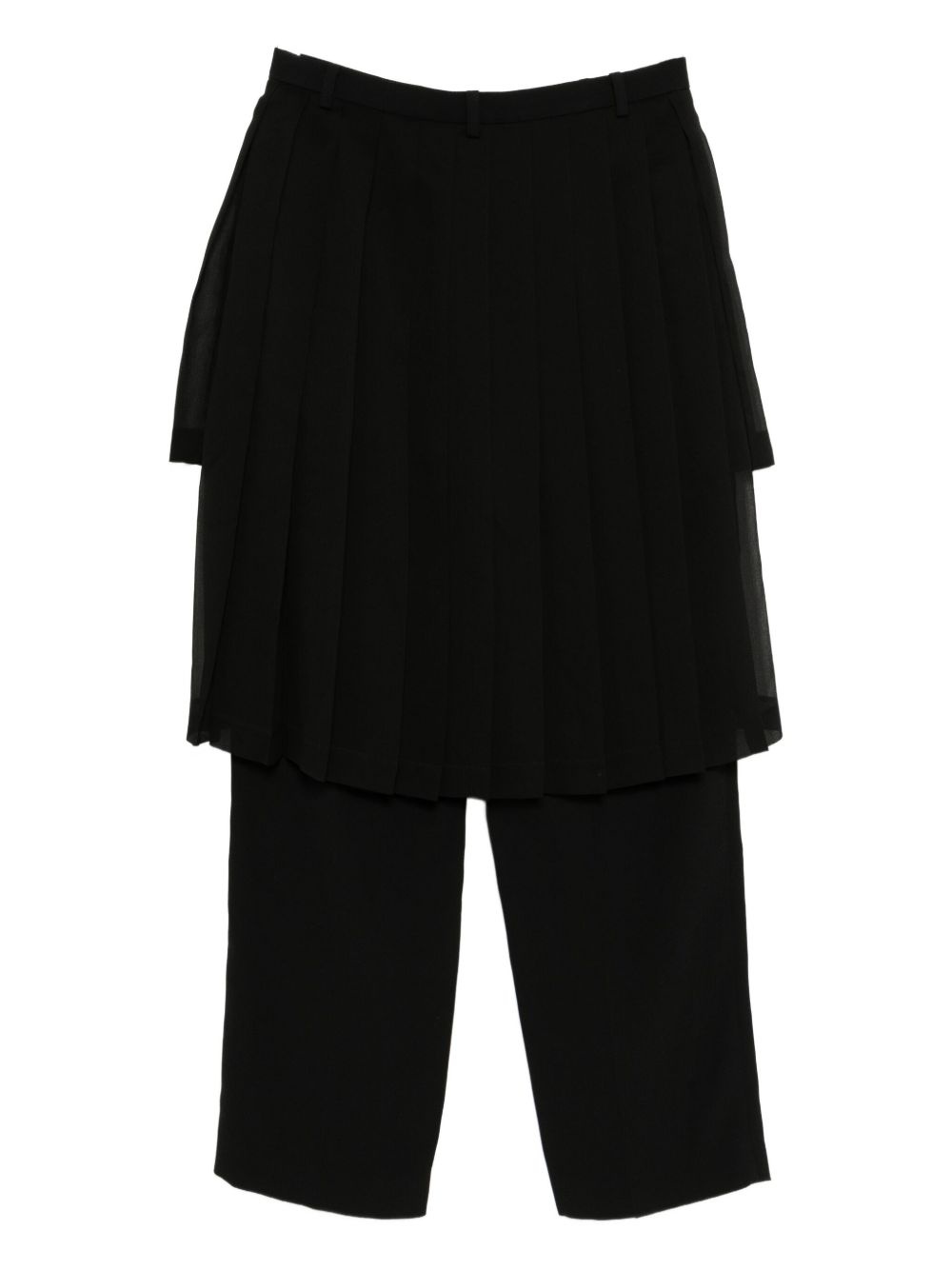 pleated-design trousers - 2
