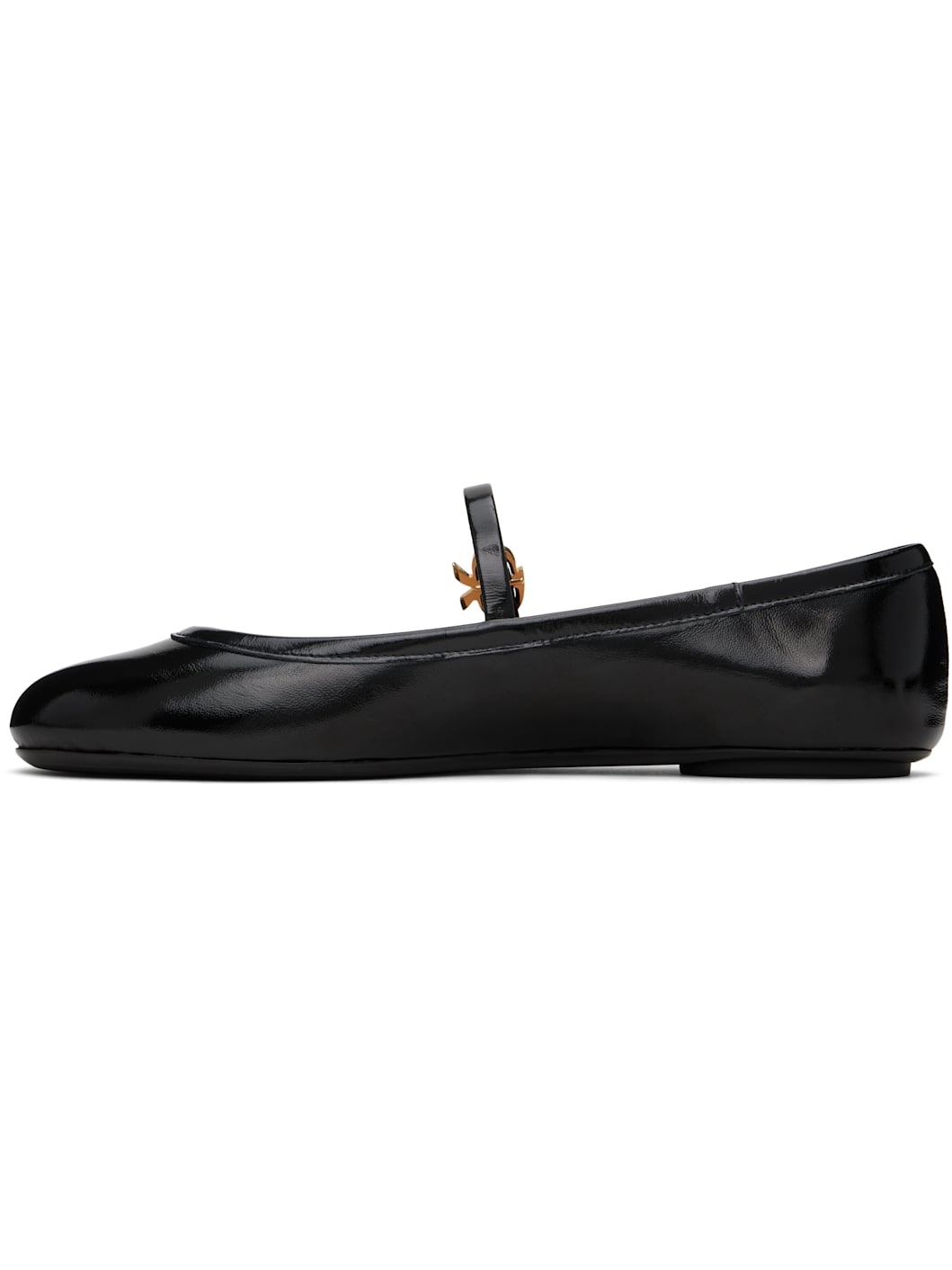 Black Carla Ballerina Flats - 3