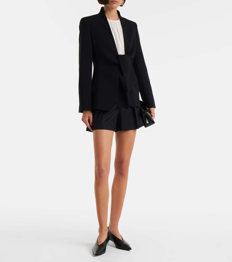Max Mara Ozieri high-rise virgin wool shorts outlook
