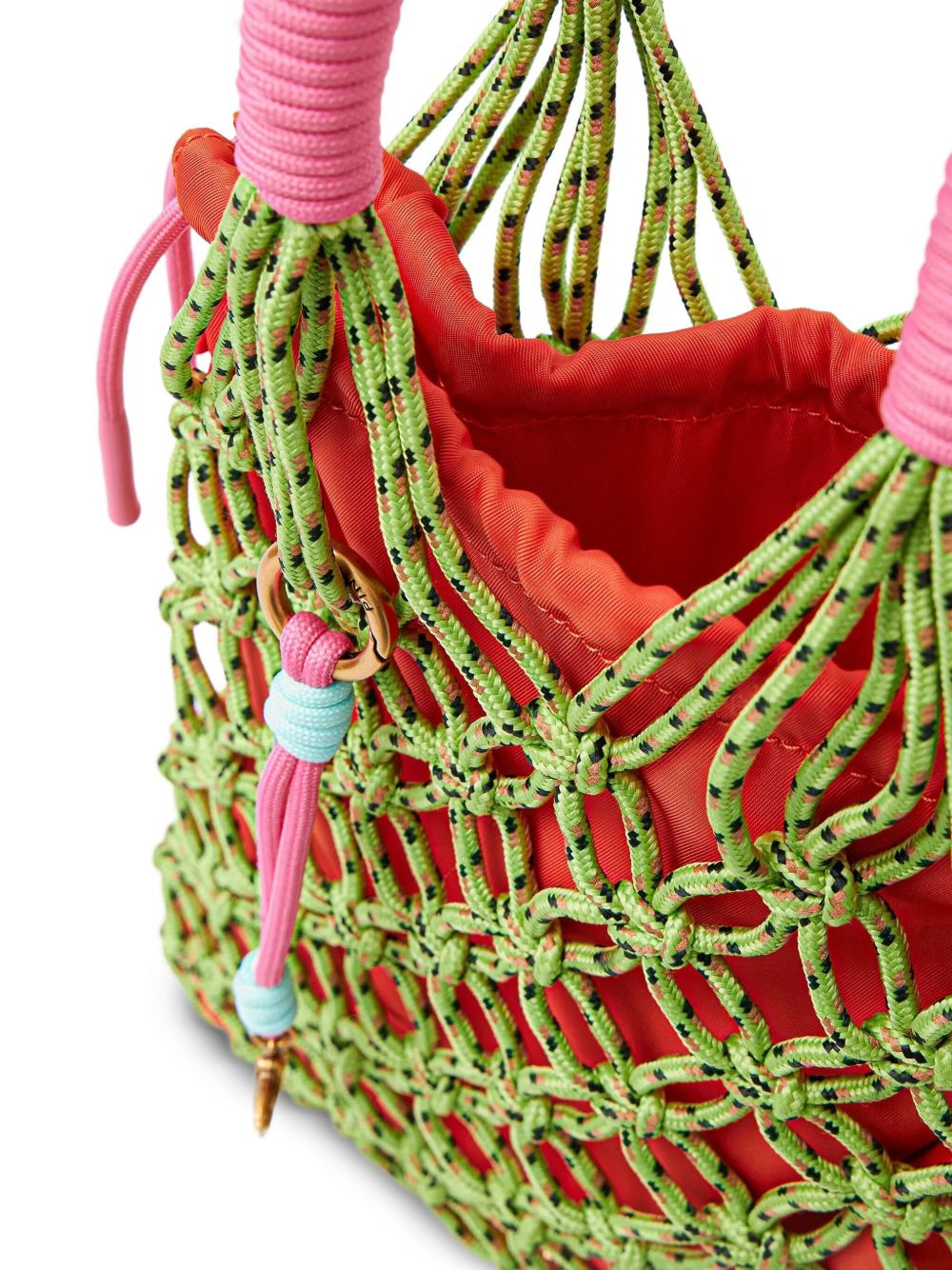 rope-detail bucket bag - 4