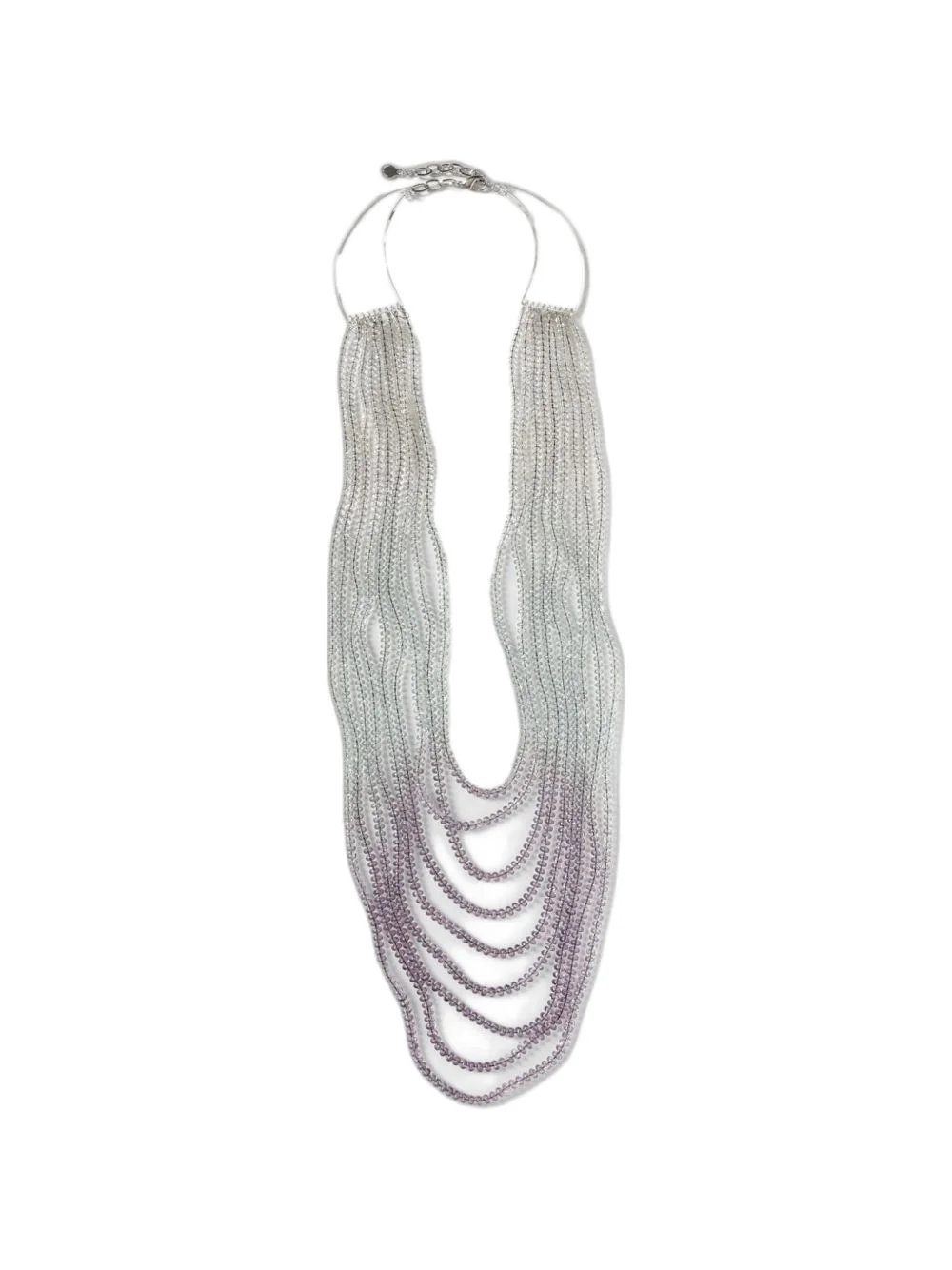 multi-strand beaded necklace - 1
