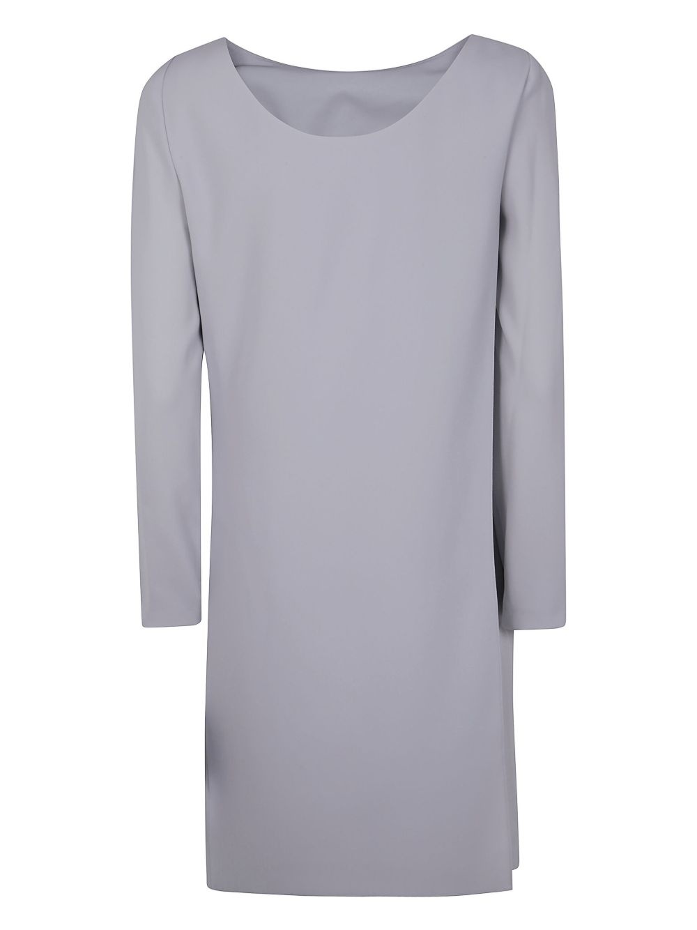 panel-detail cady-texture mini dress - 2