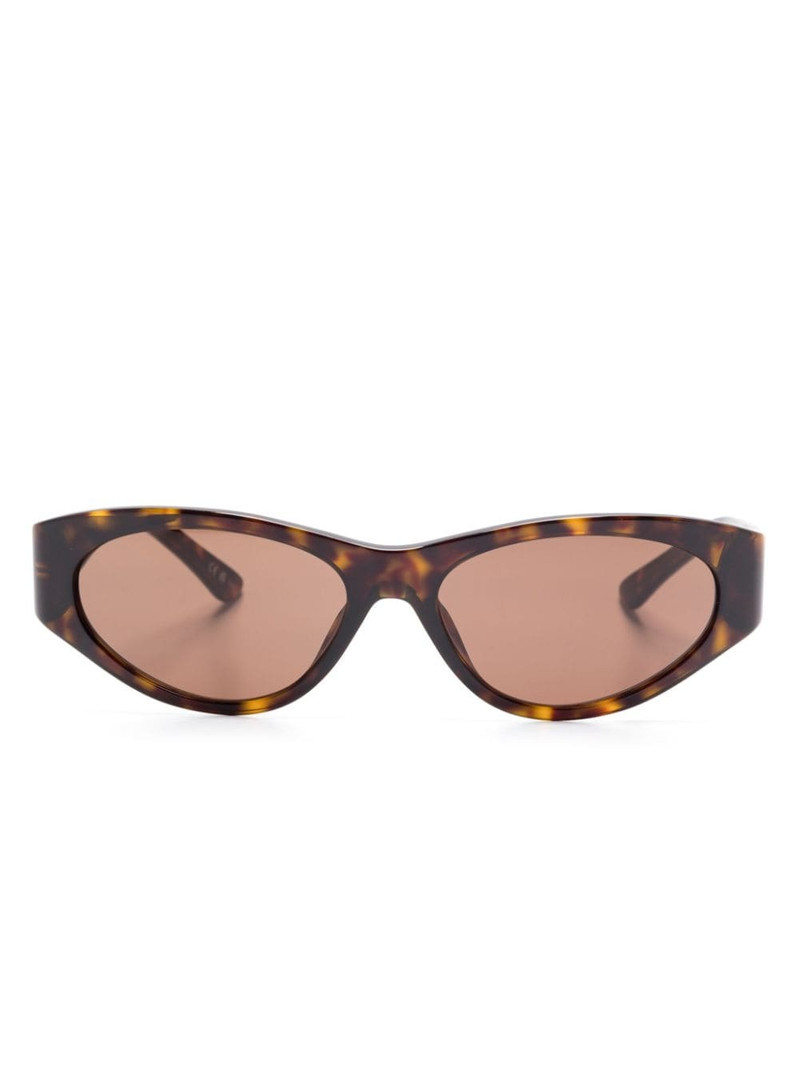 oval-frame sunglasses 1