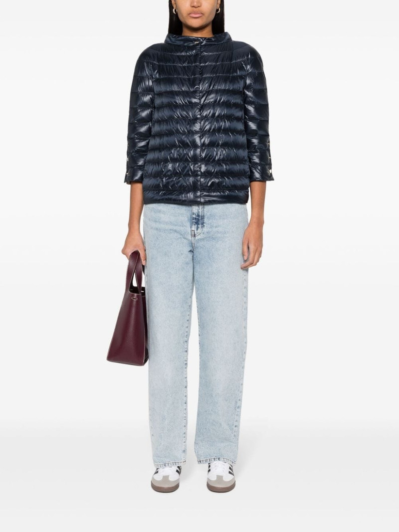 Herno mock-neck quilted jacket outlook