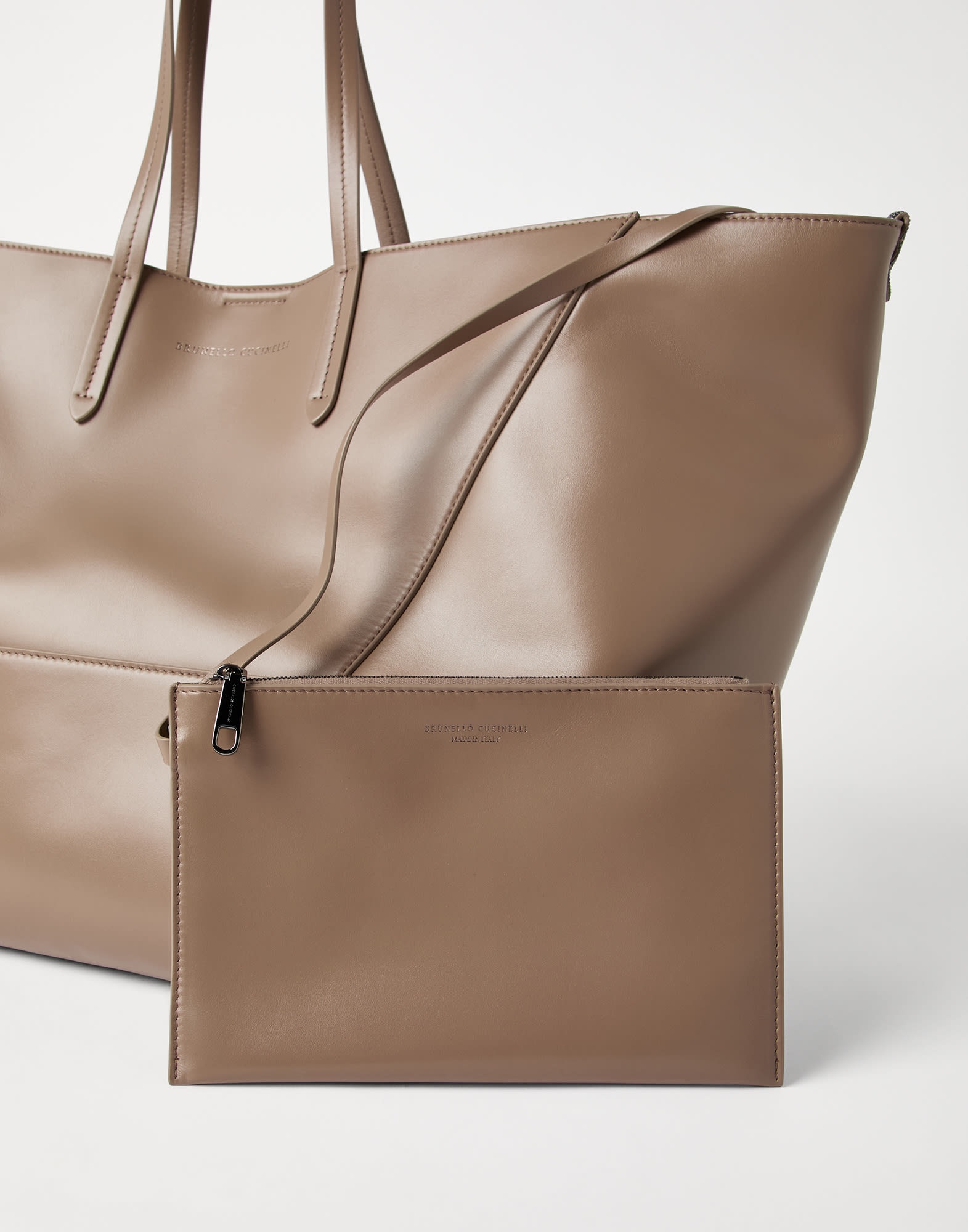 BC Duo large bag in calfskin with monili - 5
