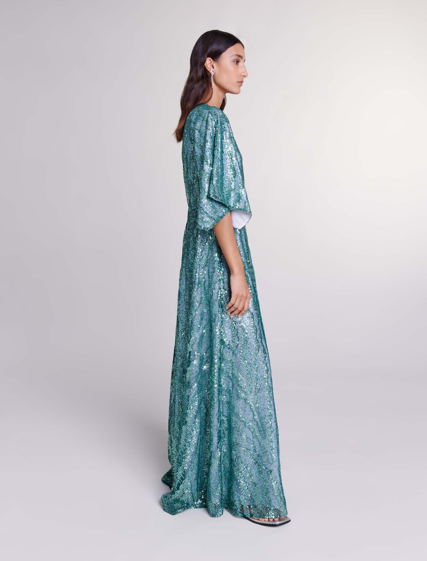 Sequin maxi dress - 4