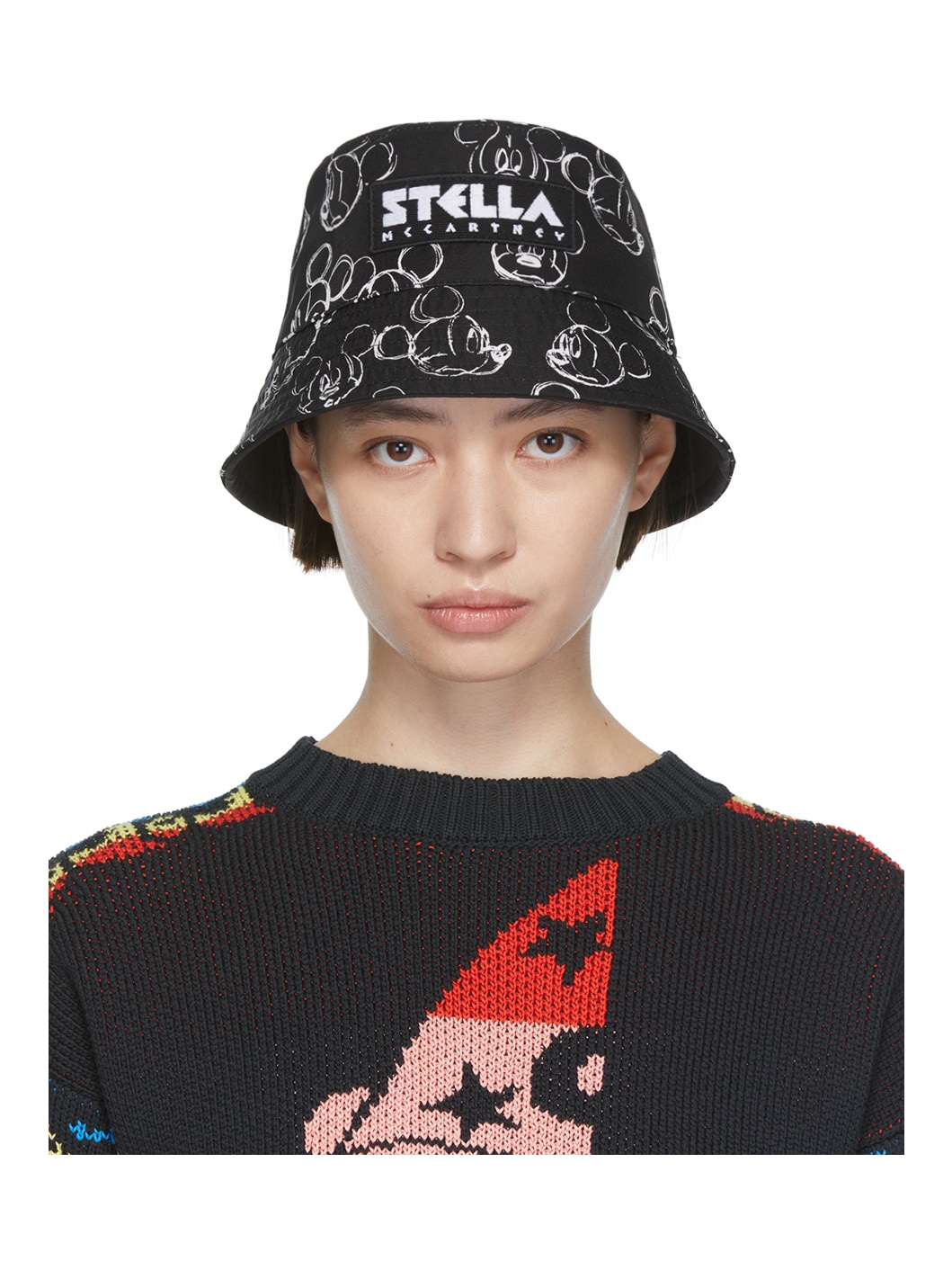Black Fantasia Mickey Bucket Hat - 1