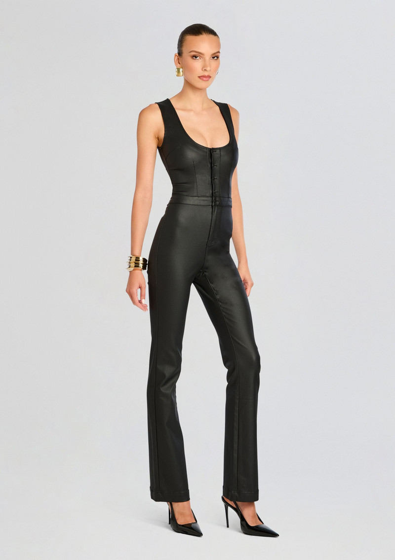 MCKINNON COATED DENIM JUMPSUIT 4