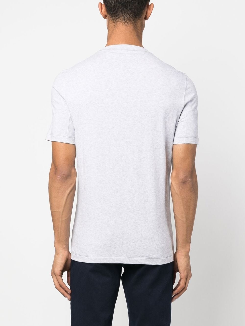 embroidered-logo cotton T-shirt - 4