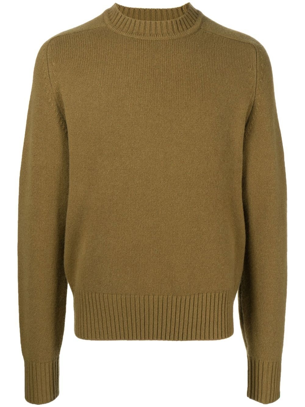 crew-neck cashmere jumper - 1