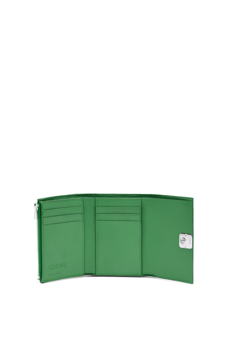 Loewe Anagram small vertical wallet in pebble grained calfskin outlook